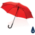 23" Impact AWARE RPET 190T standardi auto-open sateenvarjo, punainen liikelahja logopainatuksella